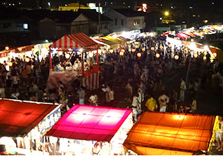 夏の灯篭祭り